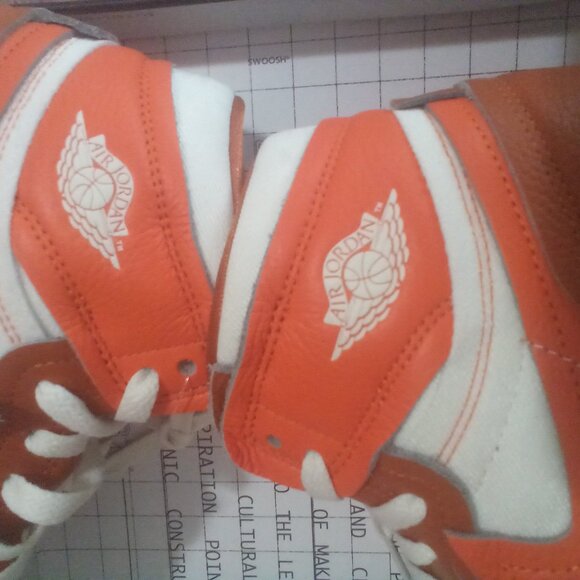 Nike Women's Air Jordan 1 High MM Desert Orange/Sail FB9891-800 Size: 7.5 NWT - Picture 6 of 14